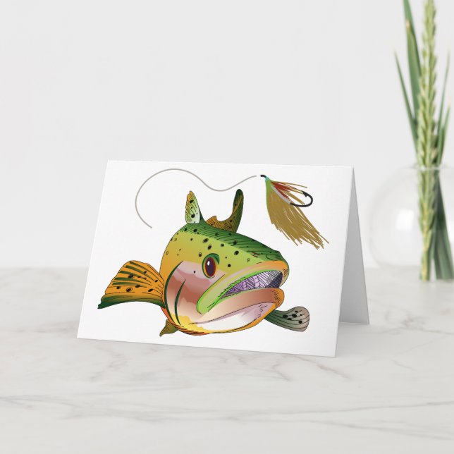 Carte Trout and Fly (Devant)