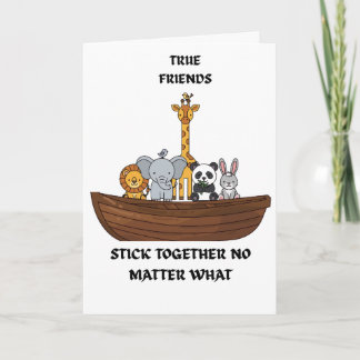 CARTE TRUE FRIENDS GREETING CARD
