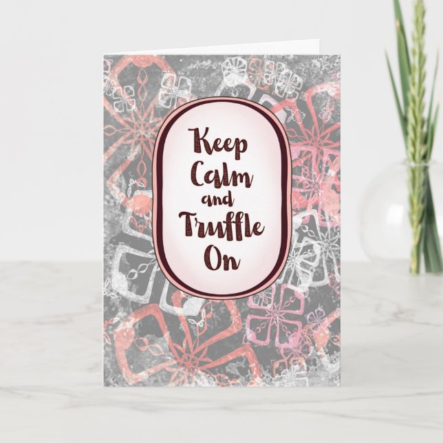 Carte Truffle On – Collection de Chocolats d'Encourageme (Devant)