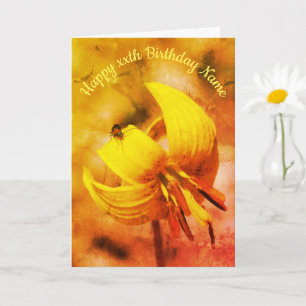 Carte Truite Lily Et Ami Art Personnalisé Anniversaire