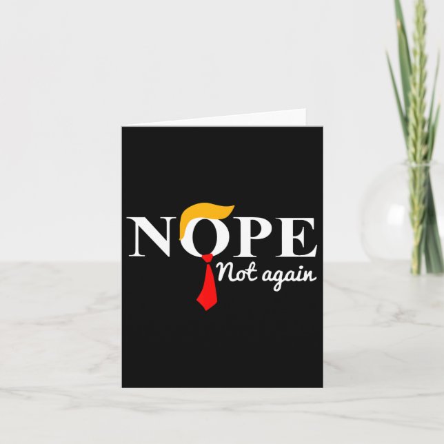 Carte Trump 1 n'est plus drôle (Devant)