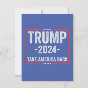 Carte Trump 2024 Président des élections patriotiques ré