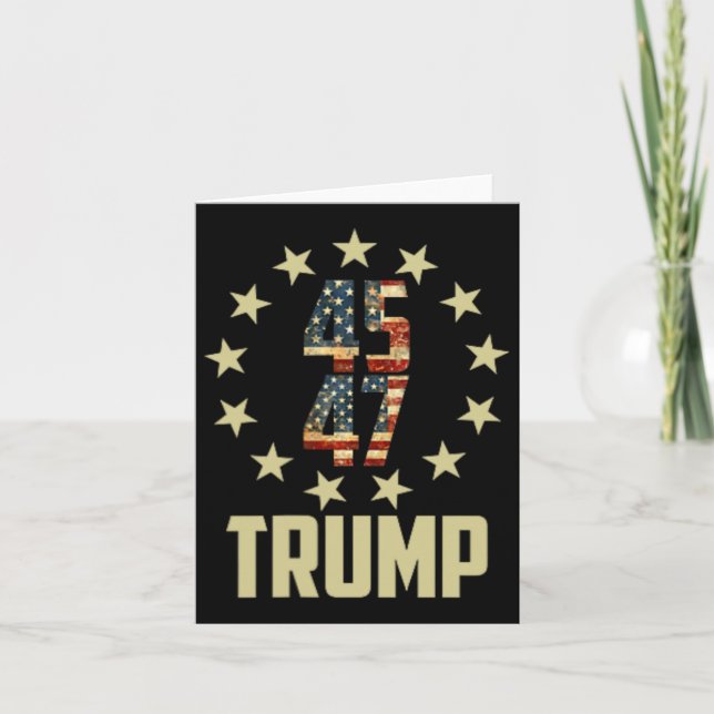 Carte Trump 45 47 Mega Potus (Devant)