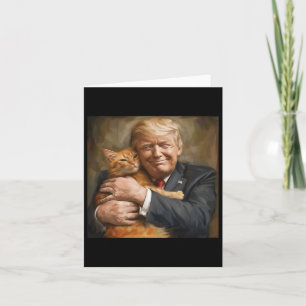 Carte Trump Accroche Un Chat Orange 2024