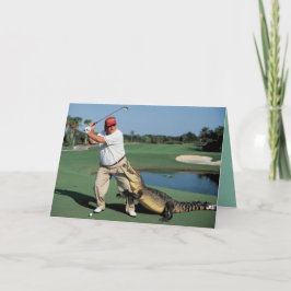 Carte Trump Alligator Greeting Card