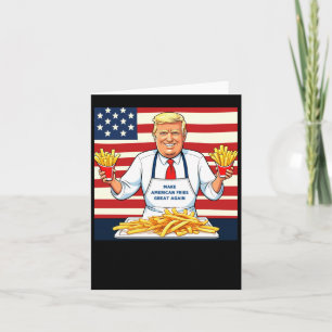 Carte Trump au service de Mcdonalds Fries