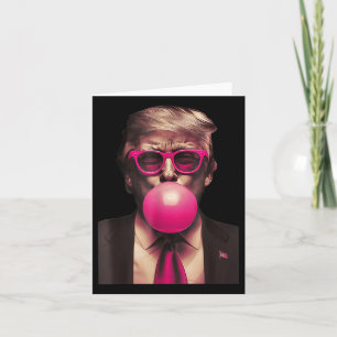 Carte Trump Bubble Gum drôle