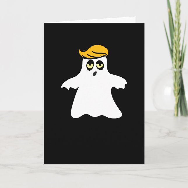 Carte Trump Costume Halloween Fantôme Halloween mignon H (Devant)