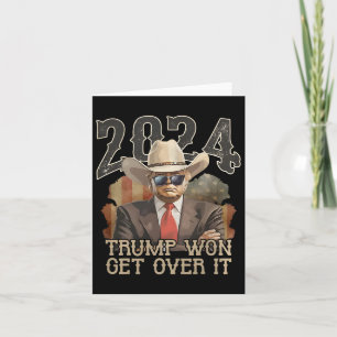 Carte Trump Cowboy Western Daddy's Home Take America Ck