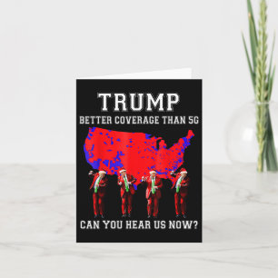 Carte Trump Dance Noël au Père Noël