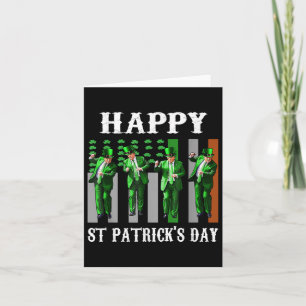 Carte Trump Danse Happy Jour de la Saint Patrick Lucky S