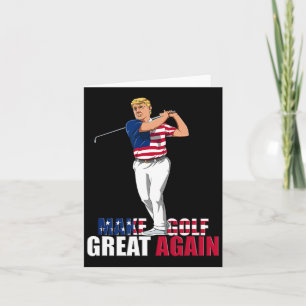 Carte Trump - Drôle cadeau Golf