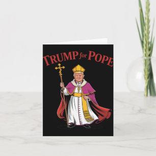 Carte Trump drôle pour la répub de la papauté catholique