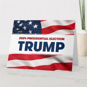 Carte TRUMP Élection présidentielle américaine 2024