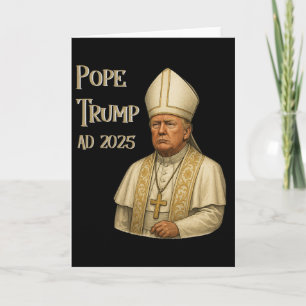 Carte Trump en tant que pape de l'église du Vatican - Pa