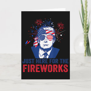 Carte Trump est juste ici pour les feux d'artifice drôle