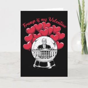 Carte Trump Est Mon Valentin Drôle Trump Coquette Nœud C