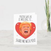 Trump fait la Saint-Valentin : Poutine est prêt à