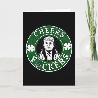 Carte Trump fête la Saint-Patrick et applaudit le trèfle
