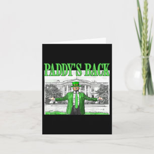 Carte Trump Funny Jour de la Saint Patrick Jour de la St