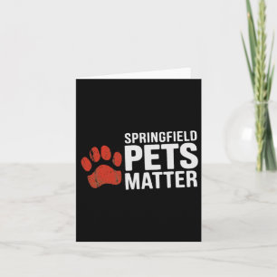 Carte Trump Ils Mangent Les Chiens Chats Springfield Pe