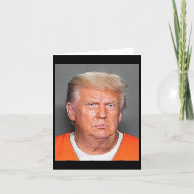 Carte Trump Mug Shot 1 (Devant)