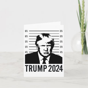 Carte Trump Mugshot Président 2024