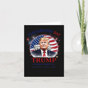 Carte Trump Président 47 Jour de l'investiture