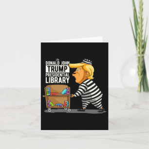 Carte Trump Presidential Library Funny Anti Trump