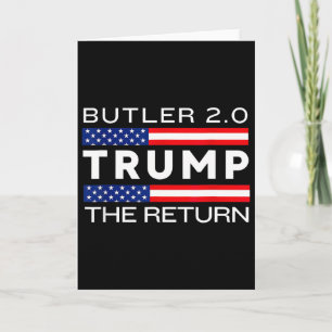 Carte Trump Retourne Butler Rassemblement Combat Trump E