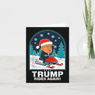 Carte Trump se déplace à nouveau motoneige amusant hiver