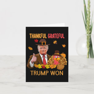 Carte Trump Thanksgiving La Turquie Tombe Remercié M