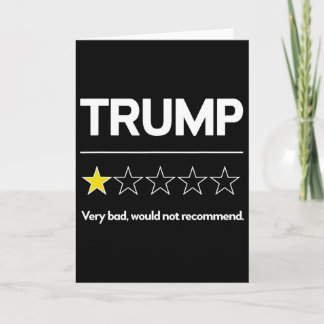 Carte Trump très D ne recommanderait pas l'élection drôl