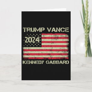 Carte Trump Vance Kennedy Gabbyrd Échec et mat Prendre l
