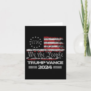 Carte Trump Vance We The People 47th President Trump Won