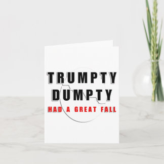 Carte Trumpty Dumpty A Eu Un Grand Oeuf Cracké Automne D