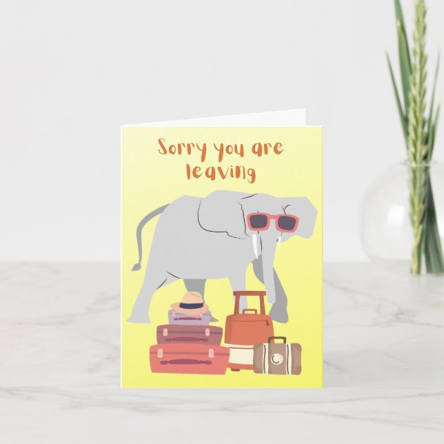 Carte Trunks emballés et prêts à partir ! (Devant)