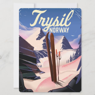 Carte Trysil Norvège