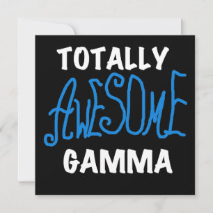 Carte Tshirts et cadeaux Gamma Blue totalement géniaux