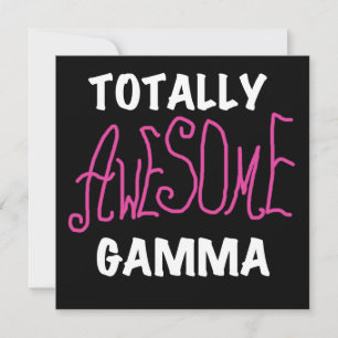 Carte Tshirts et cadeaux Gamma Pink totalement géniaux