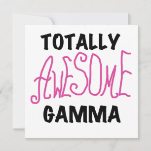 Carte Tshirts et cadeaux Gamma Pink totalement géniaux