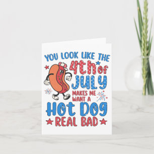 Carte Tu As L'Air 4 juillet Me Fait Vouloir Un Chien Cha