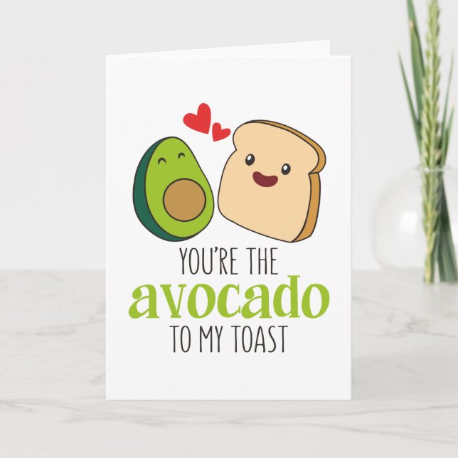 Carte Tu es l'avocat à mon toast (Devant)