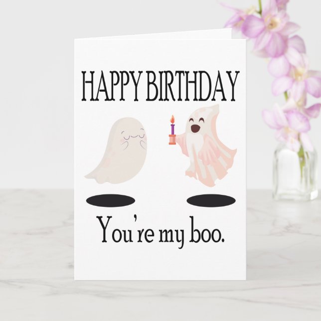 Carte Tu es mon garçon pour lui Son Je t'aime Anniversai (Orchidée)