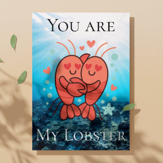 Carte Tu es mon homard