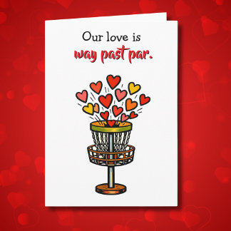 Carte Tu es mon trou en un pour la Saint-Valentin | Disc