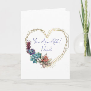 Carte tu es tout ce dont j'ai besoin