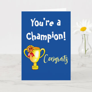 Carte tu es un champion