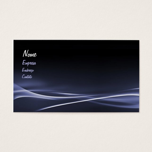 Carte tu étincelles faibles bleu (Devant)