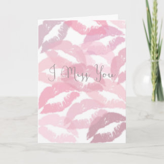 Carte Tu me manque baisers